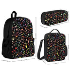 Music Notes - Three Piece Backpack Set