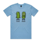Bacteria Fronteria Men's AS Colour T-shirt Carolina Blue Mens T-shirt Printed In Australia Science