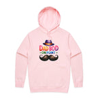 Dad Bod On Point - Mens Hoodie Pink Mens Hoodie Dad Printed In Australia