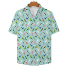 Australian Birds Women's Collared Pocketless Short Sleeve Shirt