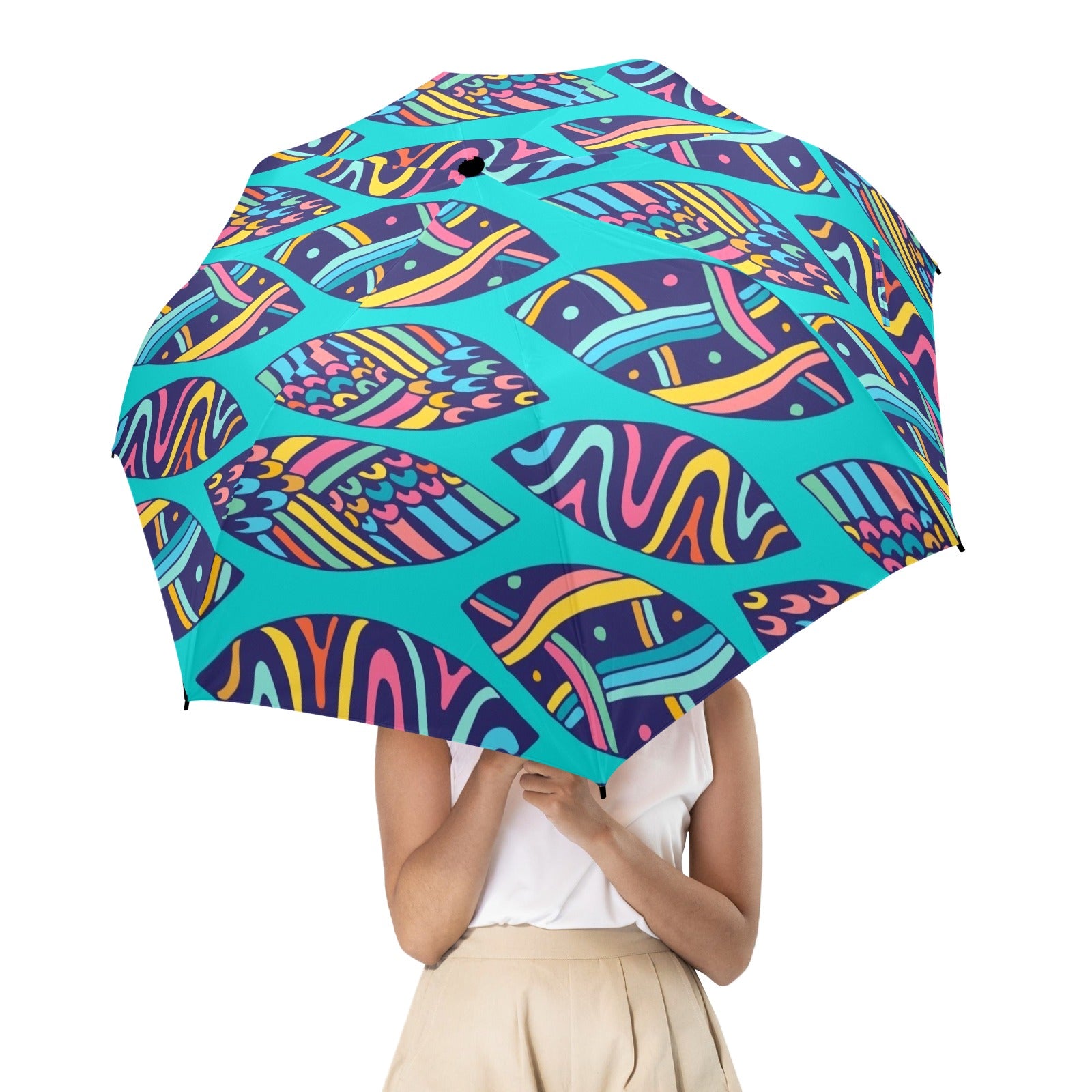 Aloha Surfboards - Semi-Automatic Foldable Umbrella (Model U12) Semi-Automatic Foldable Umbrella (U12)