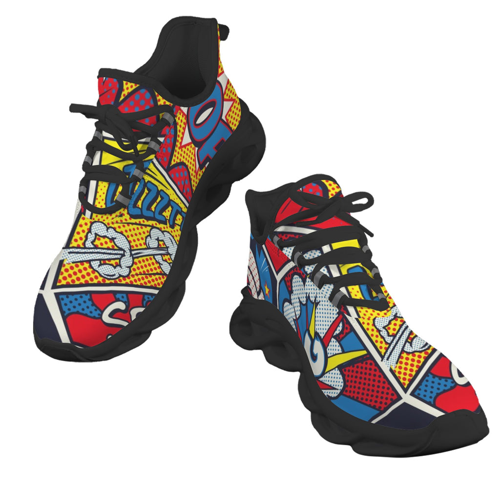 Comic Book Men's Twisted Sole Sneakers