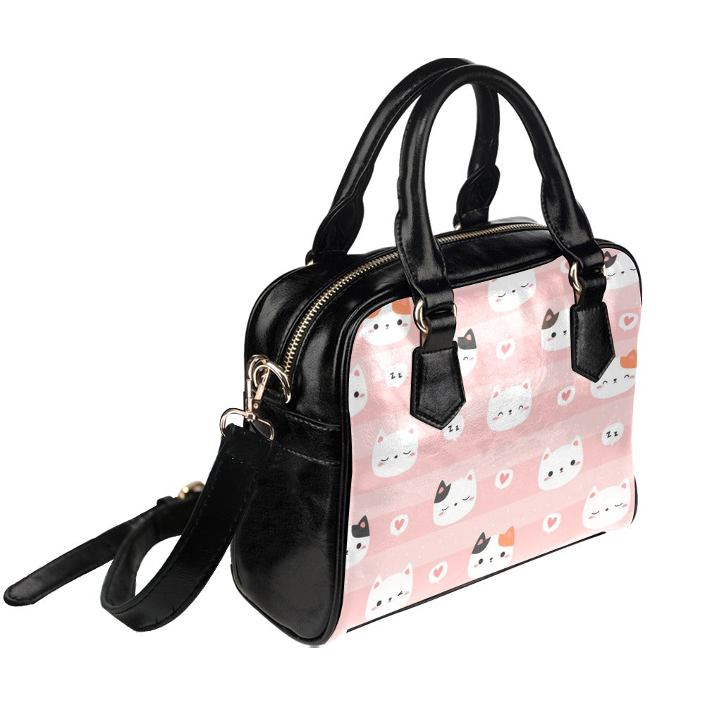 Pink Cats - Shoulder Handbag (Model 1634) Shoulder Handbags (1634)