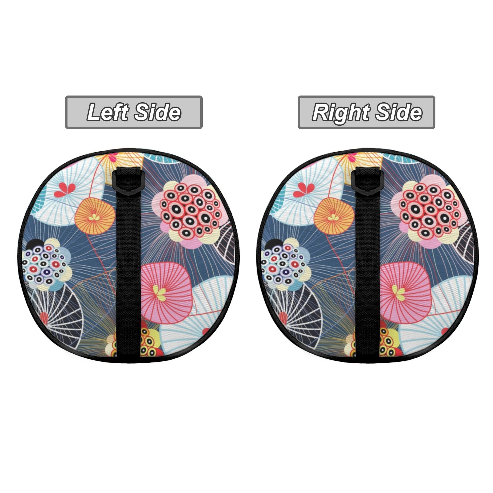 Abstract Floral Duffle Bag Duffle Bag Printed Offshore
