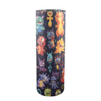 Monster Mania - 20oz Tall Skinny Tumbler with Lid and Straw