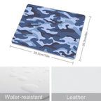 Blue Camouflage Leather Mouse Pad Leather Mouse Pad Printed Offshore