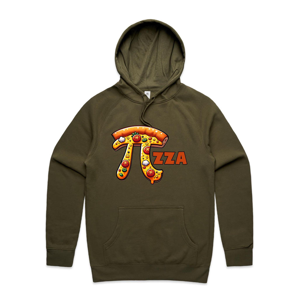 Pi Pizza - Supply Hood Army Mens Hoodie Food Maths Printed In Australia
