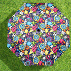 Sticker Music - Semi-Automatic Foldable Umbrella (Model U12) Semi-Automatic Foldable Umbrella (U12)