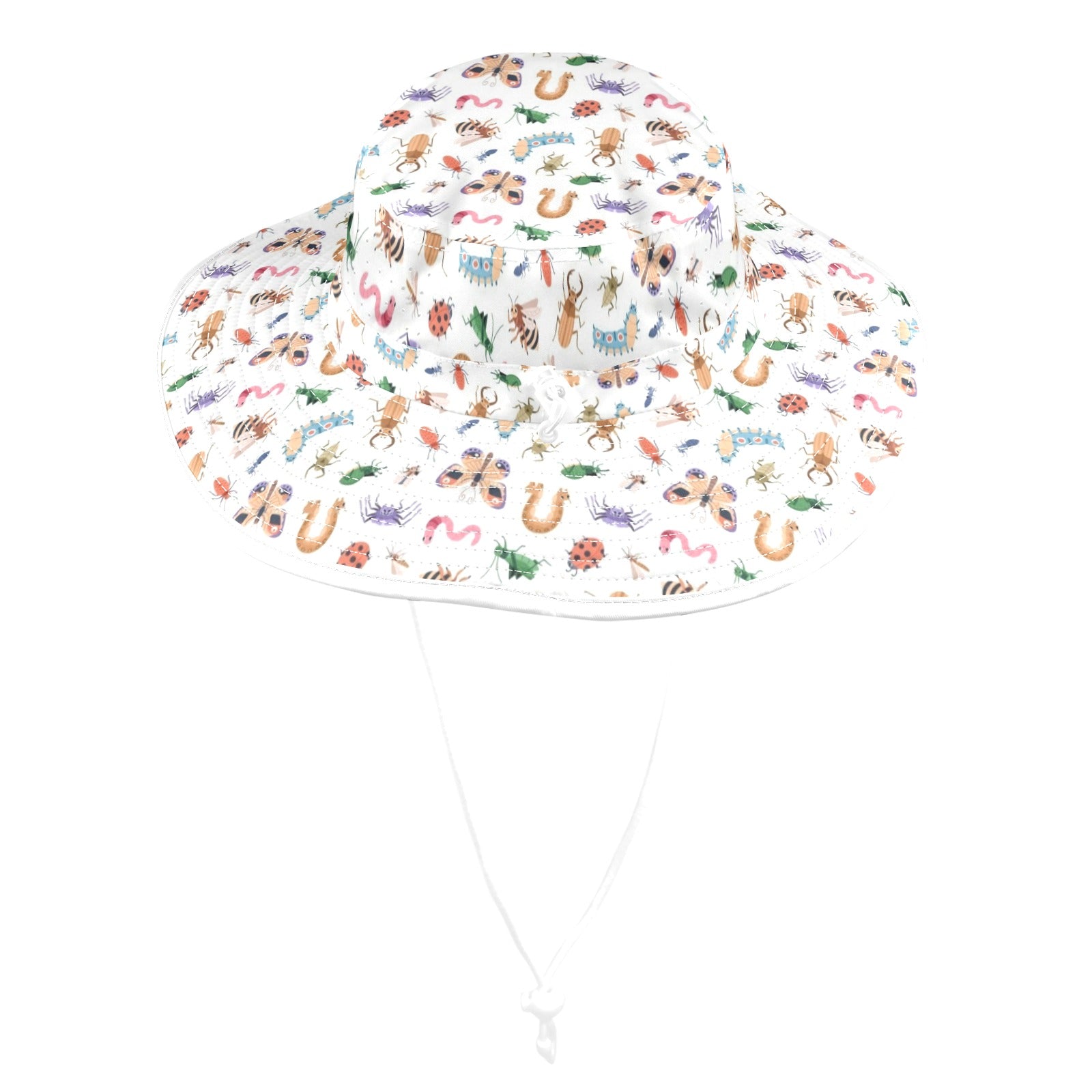 Cute Bugs Wide Brim Bucket Hat Wide Brim Bucket Hat animal Printed Offshore