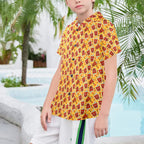 Cola Senior Kids Hawaiian Shirt Senior Kids Hawaiian Shirt 8-15 Food Printed Offshore