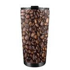 Coffee Beans - 20oz Mobile Tumbler with Lid (Black Lock) 20oz Travel Mug Coffee Printed Offshore