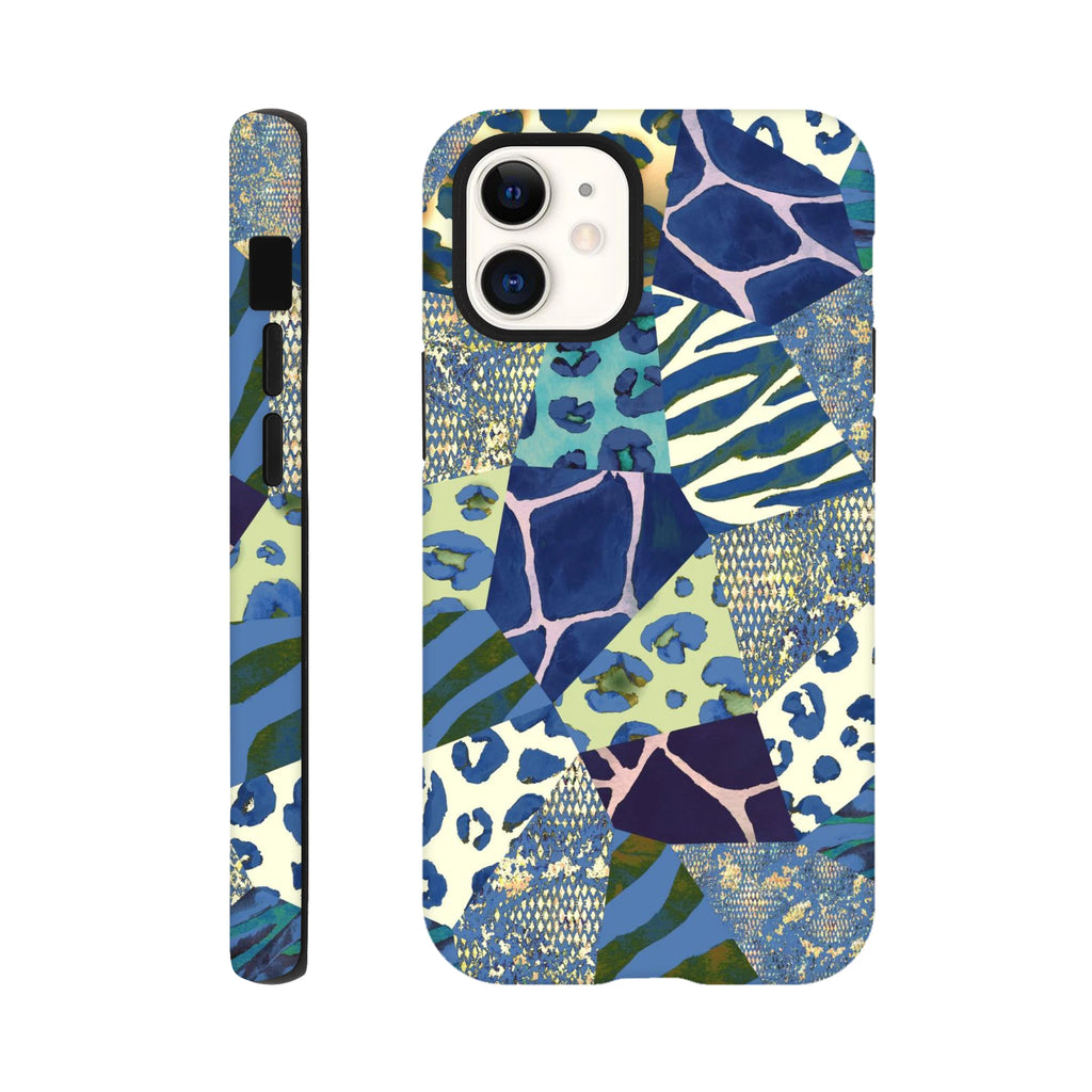 Animal Mosaic - Apple iPhone Tough case iPhone 12 Mini iPhone Tough Case animal Globally Fulfilled