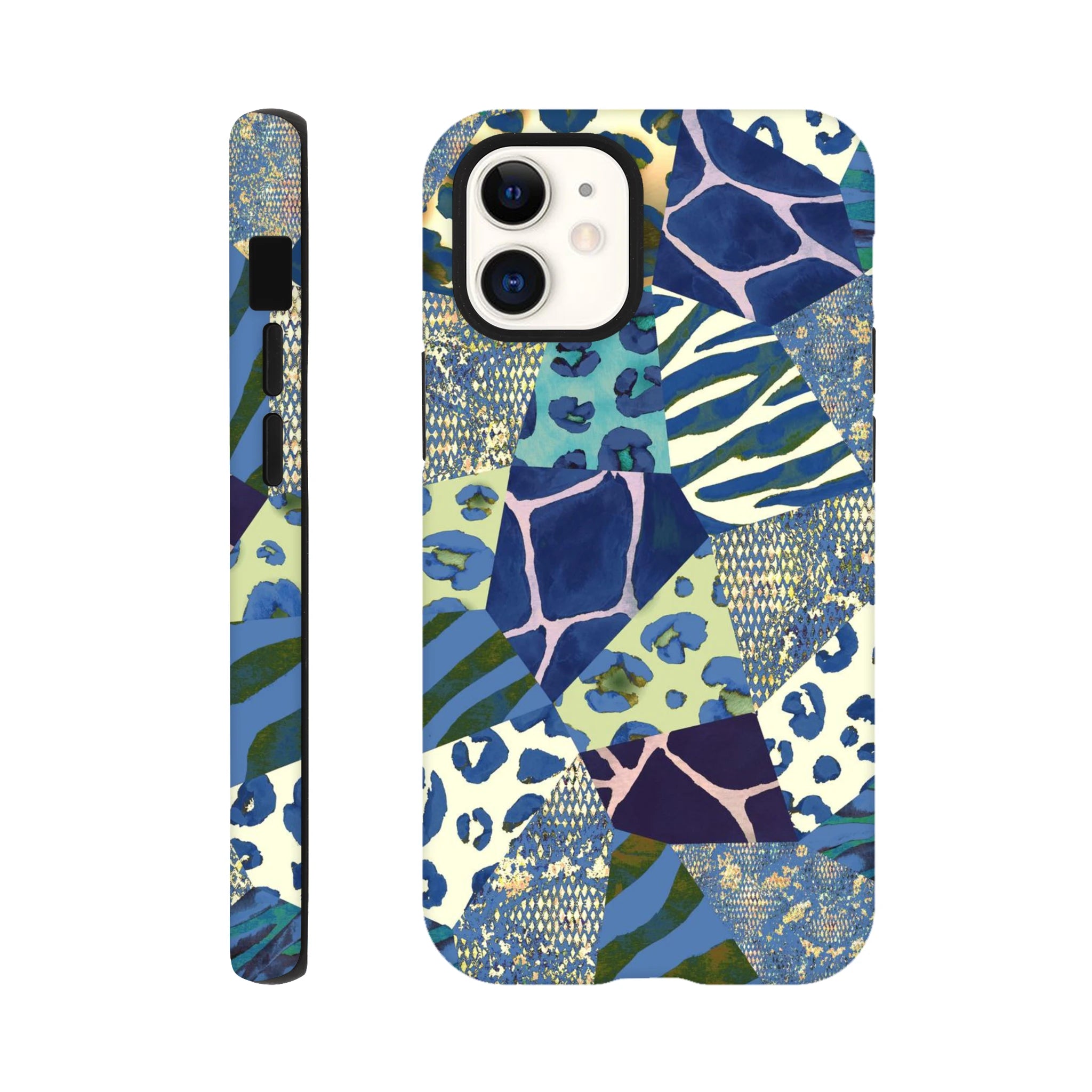 Animal Mosaic - Apple iPhone Tough case iPhone 12 Mini iPhone Tough Case animal Globally Fulfilled