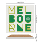 Melbourne - Ceramic Coasters (Square) Ceramic Coasters Printed Offshore