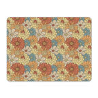 Vintage Retro Floral Leather Mouse Pad Leather Mouse Pad Plants Printed Offshore Retro
