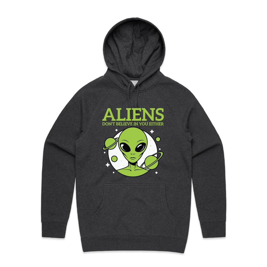 Aliens Don't Believe In You Either Men's AS Colour Hoodie