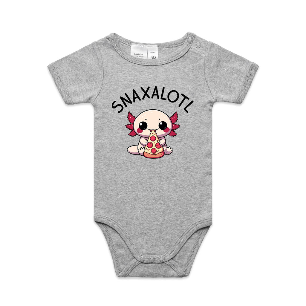 Snaxalotl, Axolotl Pizza - Baby Bodysuit
