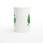 You're The Basil To My Pesto, Valentine - White 10oz Porcelain Slim Mug Porcelain Mug Food Globally Fulfilled Love