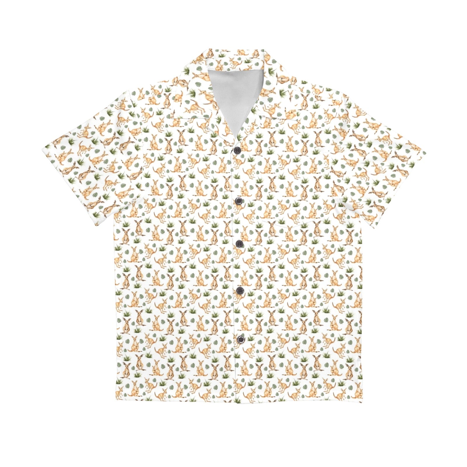 Kangaroos Senior Kids Hawaiian Shirt