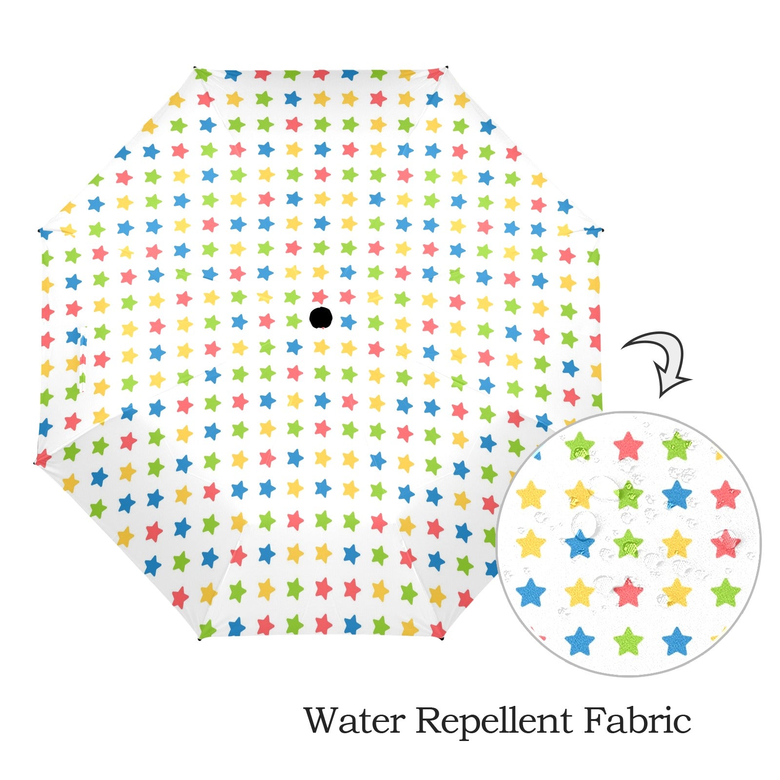 Stars - Semi-Automatic Foldable Umbrella (Model U12) Semi-Automatic Foldable Umbrella (U12)