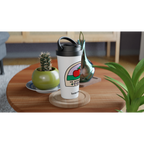 Personalise - We Appreciate You, Teacher, Apple - White 15oz Stainless Steel Travel Mug Personalised Travel Mug