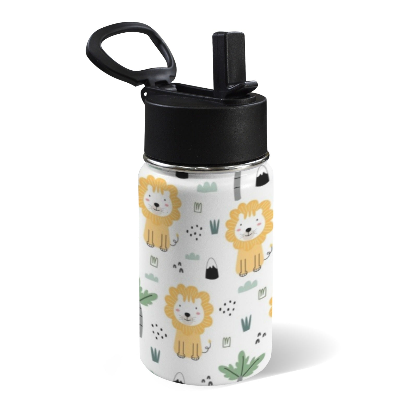 Lions 12oz Kids Water Bottle with Straw Lid