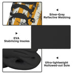 Halloween Stripes Women's Twisted Sole Sneakers