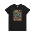 We Are All Different, But We All Swim Together Women's AS Colour T-shirt Black Womens T-shirt animal Ocean Positivity Printed In Australia