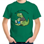 My Dad Is Roarsome, Dinosaur - Kids Youth T-Shirt Kelly Green Kids Youth T-shirt Dad Printed In Australia