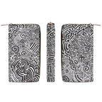 Black And White -  PU Leather Wallet