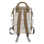 Natural Floral - Multi-Function Backpack, Nappy / Diaper Bag