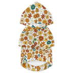 70's Style Floral Pet Hoodie (Small Size)