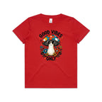 Good Vibes Only, Hippie Mushroom With Sunglasses - Kids T-shirt