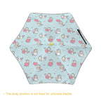 Rainbow Unicorn Kids Safe Round Corner Umbrella