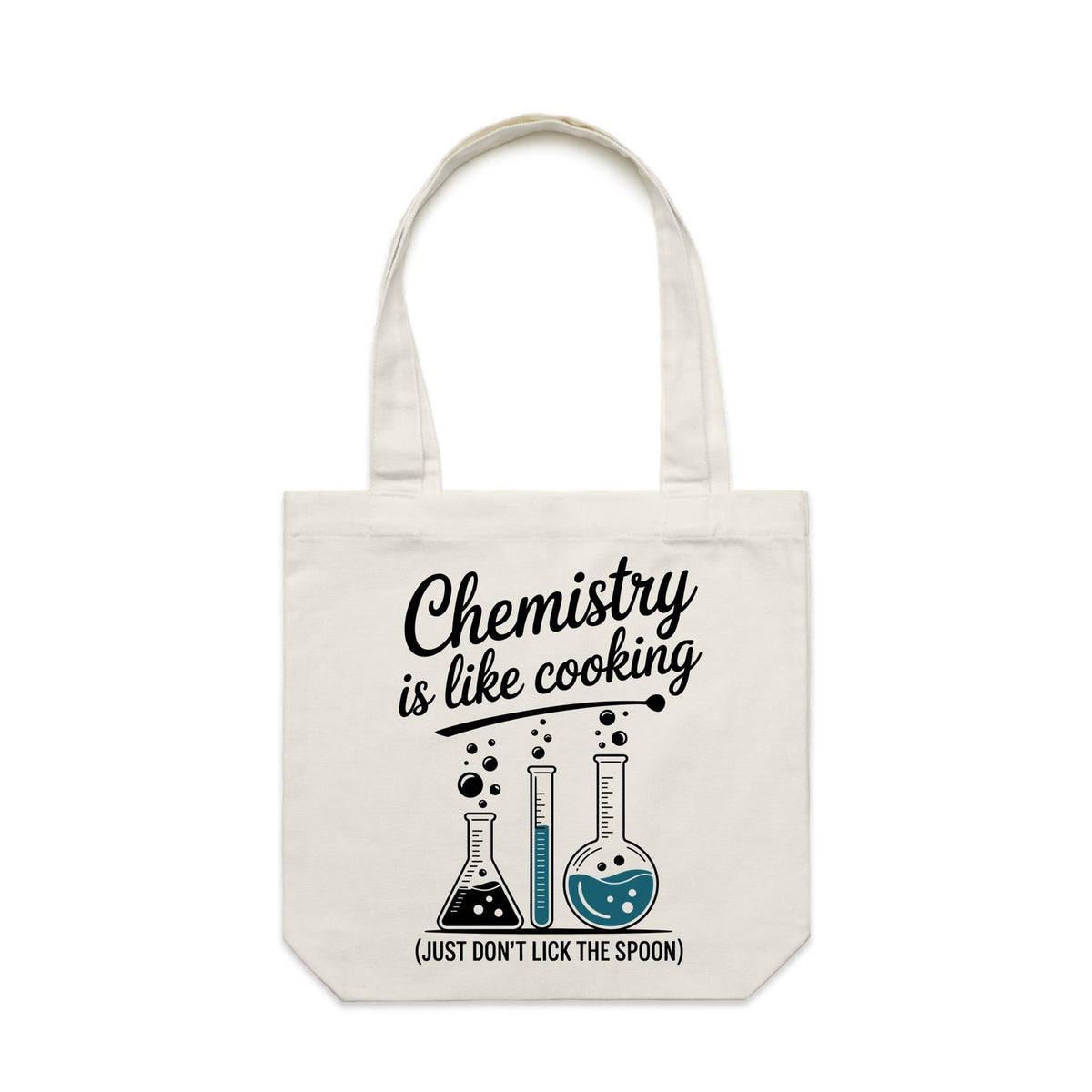 Chemistry Is Like Cooking Canvas Tote Bag