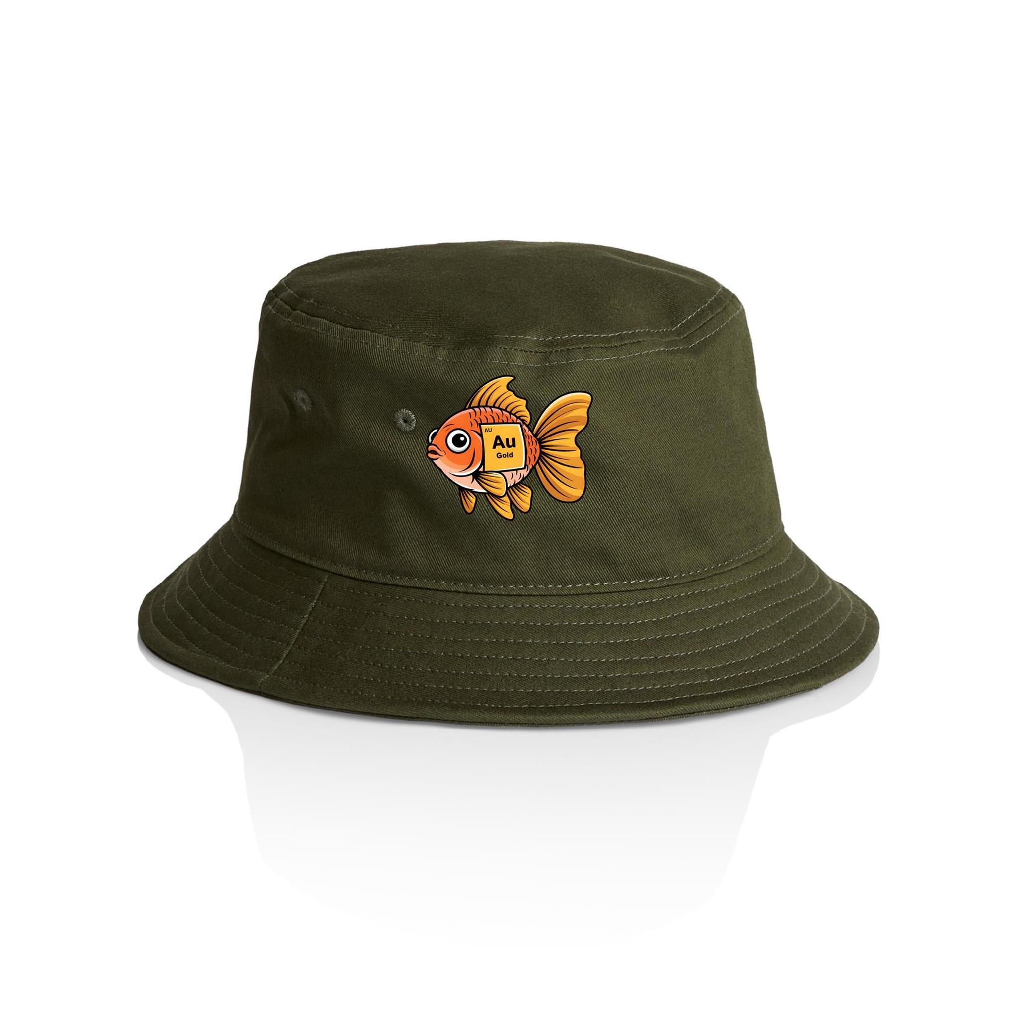 Gold Fish Periodic Table AS Colour Bucket Hat