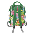 Bright Floral - Multi-Function Backpack, Nappy / Diaper Bag