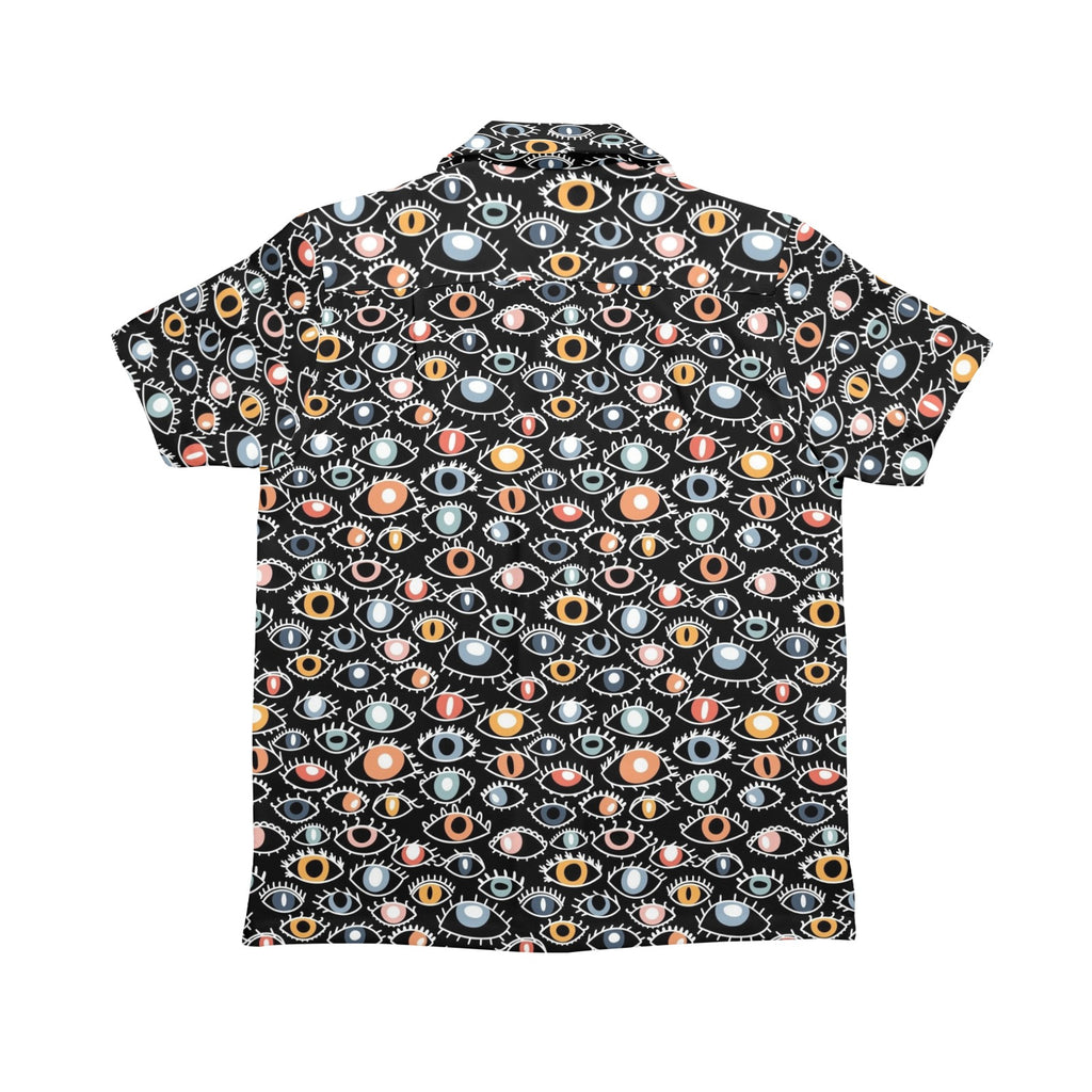 Eyes On Black Senior Kids Hawaiian Shirt