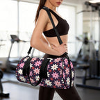 Pink Daisy Duffle Bag Duffle Bag Printed Offshore