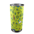 Go Green - 20oz Mobile Tumbler with Lid (Black Lock) One Size 20oz Travel Mug Environment Printed Offshore