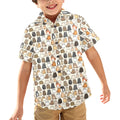 Lots Of Cats - Junior Kids Hawaiian Shirt