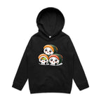 Kawaii Sushi Kids AS Colour Hoodie Black