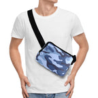 Blue Camouflage - Belt Bag