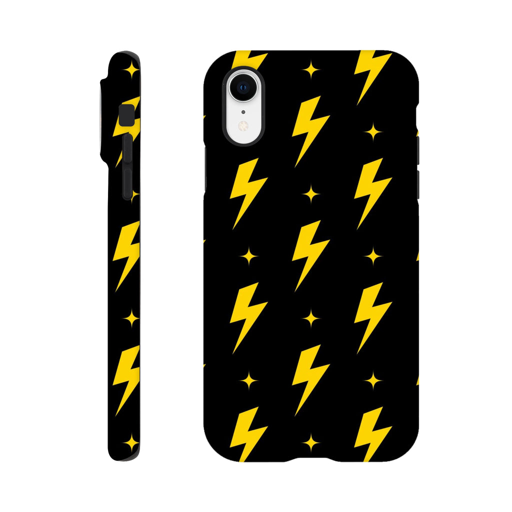Yellow Lightning - Apple iPhone Tough case iPhone Tough Case comic Globally Fulfilled