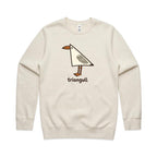 Triangull Geometry Seagull AS Colour Stencil Crew Sweatshirt