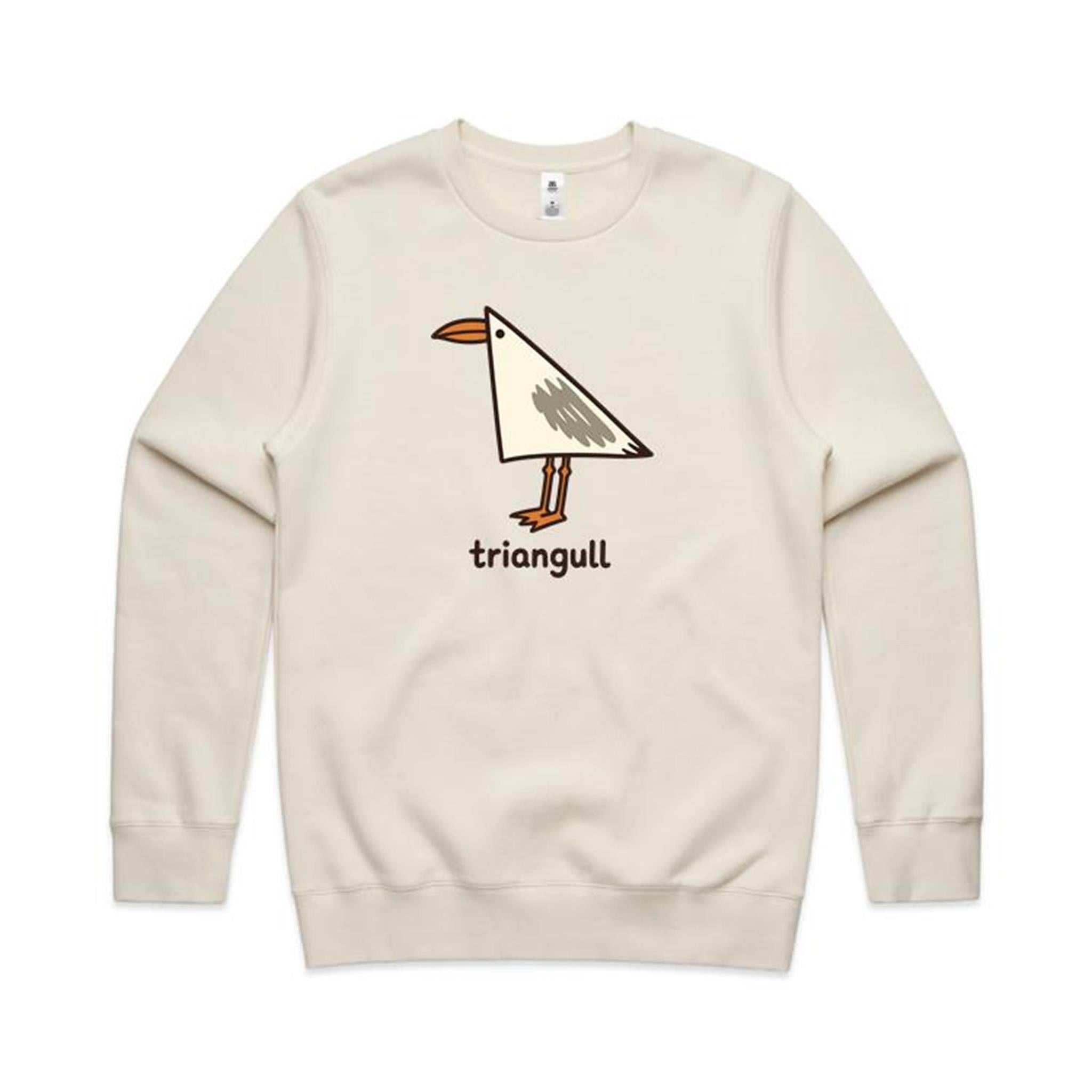 Triangull Geometry Seagull AS Colour Stencil Crew Sweatshirt