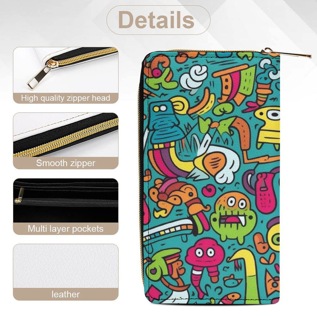 Crazy Characters -  PU Leather Wallet