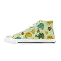 Retro Turtles Men's High Top Canvas Shoes US14 Men's Classic High Top Canvas Shoes Printed Offshore