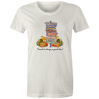 Travel Is Always A Good Idea - Womens T-shirt Natural Womens T-shirt Printed In Australia
