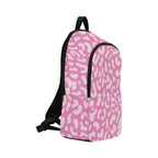 Pink Leopard - Fabric Backpack